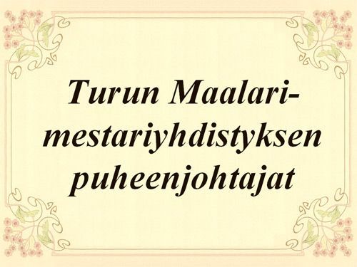 Turun Maalarimestariyhdistys ry
