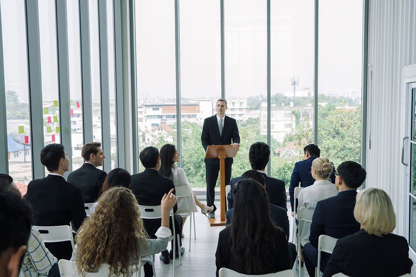 Réunion entre les dirigeants d'une entreprise