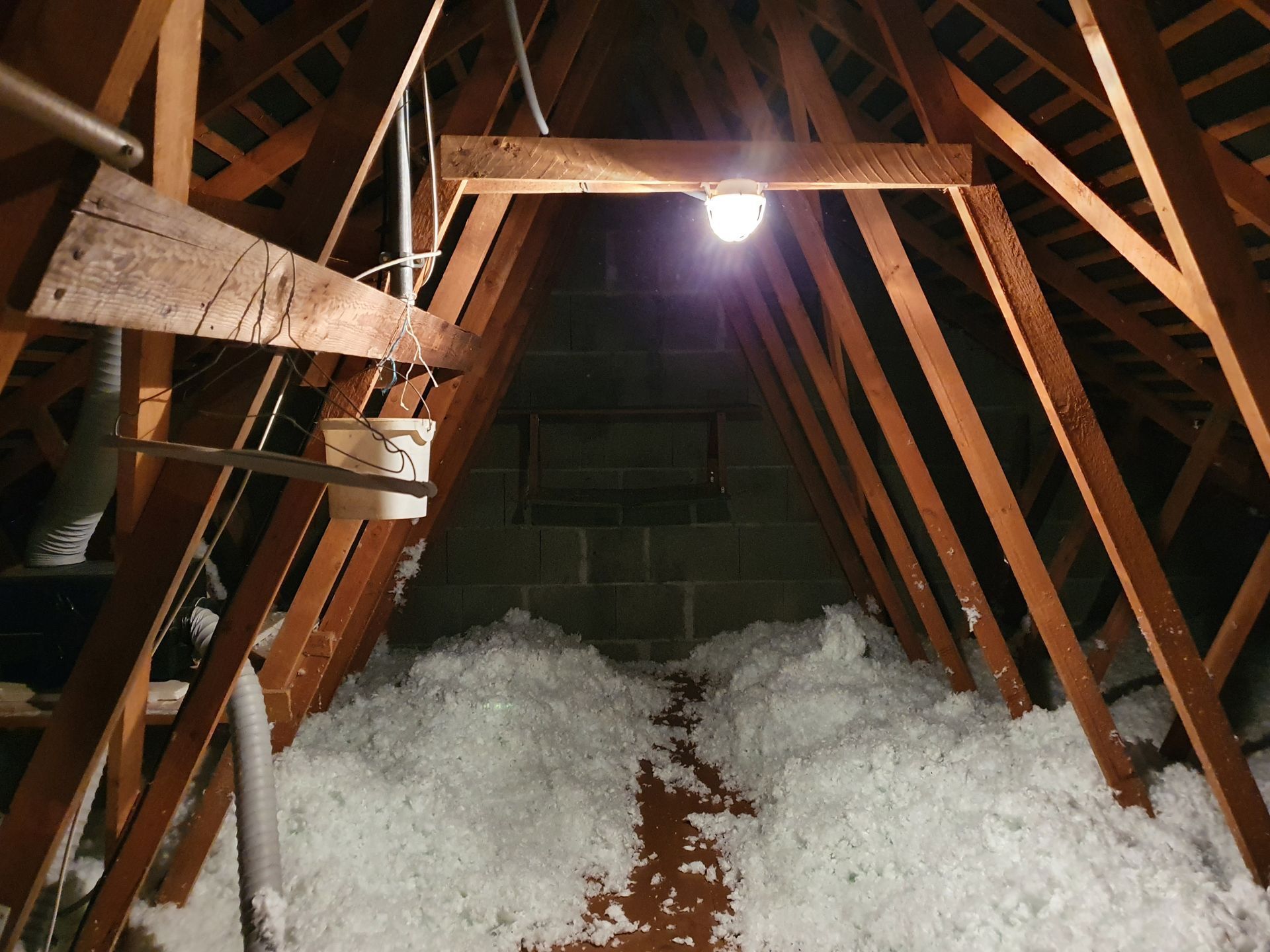 Isolation en soufflage