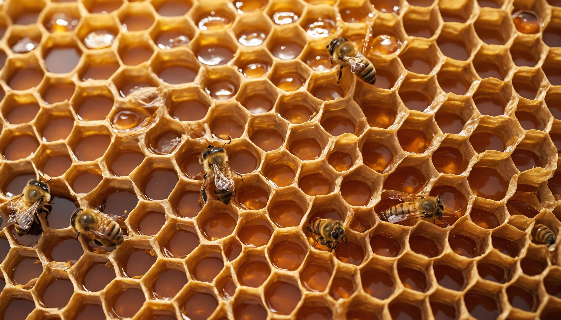 Un essaim d'abeilles.