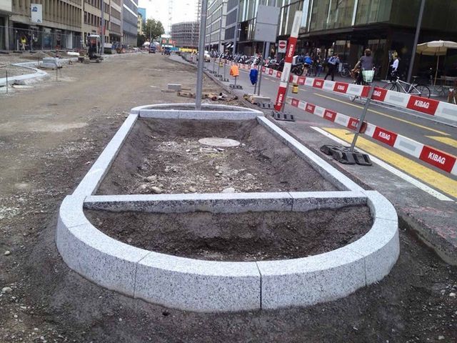 Arbeit der Walter Staub Pflästerungen GmbH