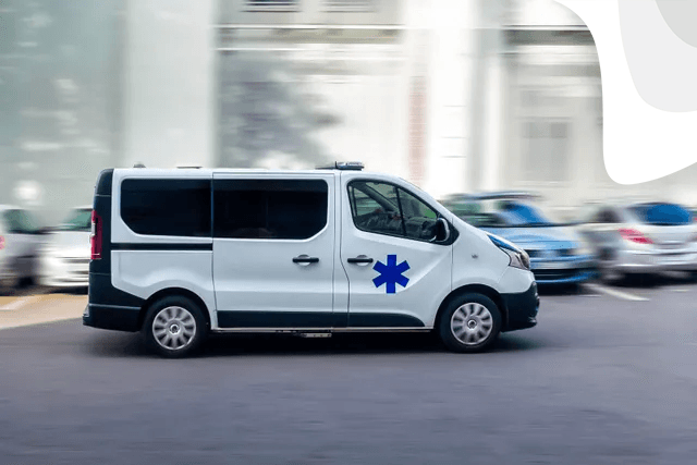 Ambulance roulant à grande vitesse