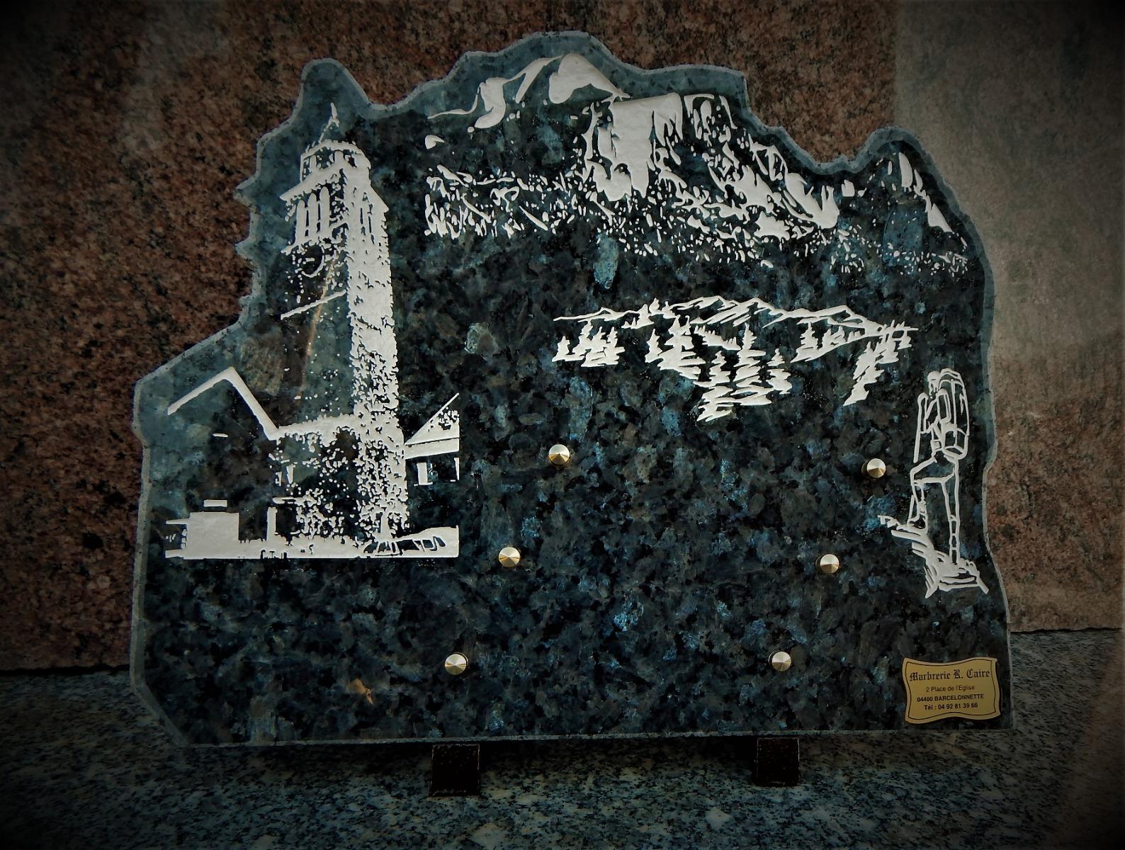 plaque reproduction Faucon de B