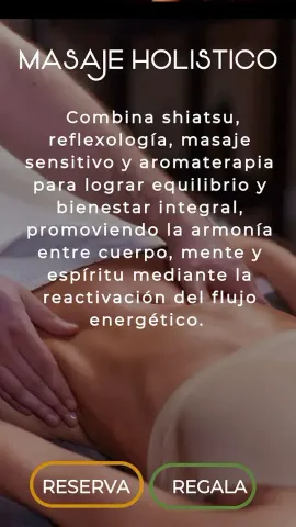 Una mujer está recibiendo un masaje en un idioma extranjero.