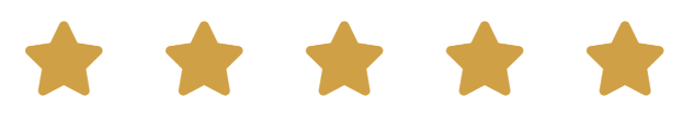 Una fila de estrellas doradas sobre un fondo blanco.