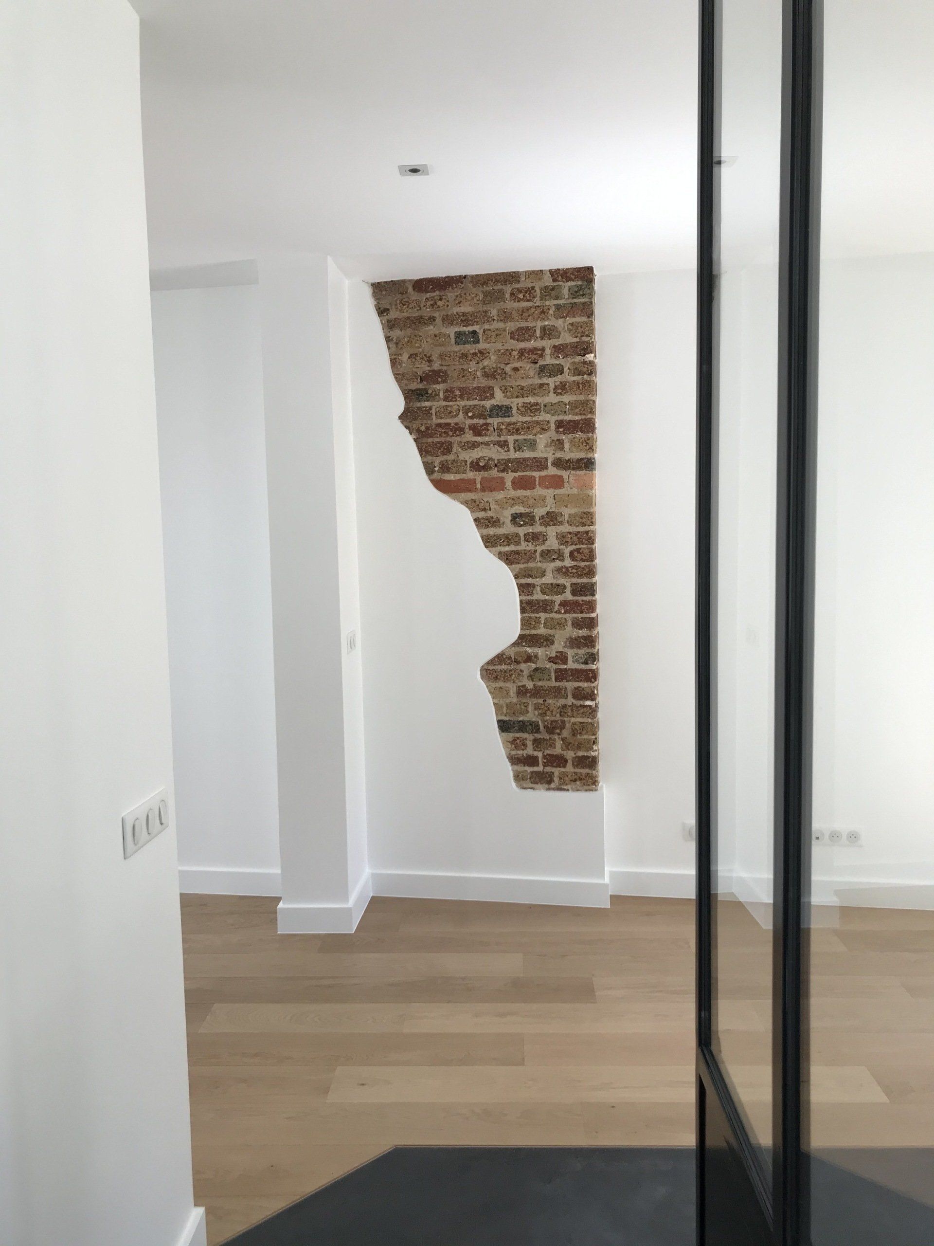 Décor de mur de brique