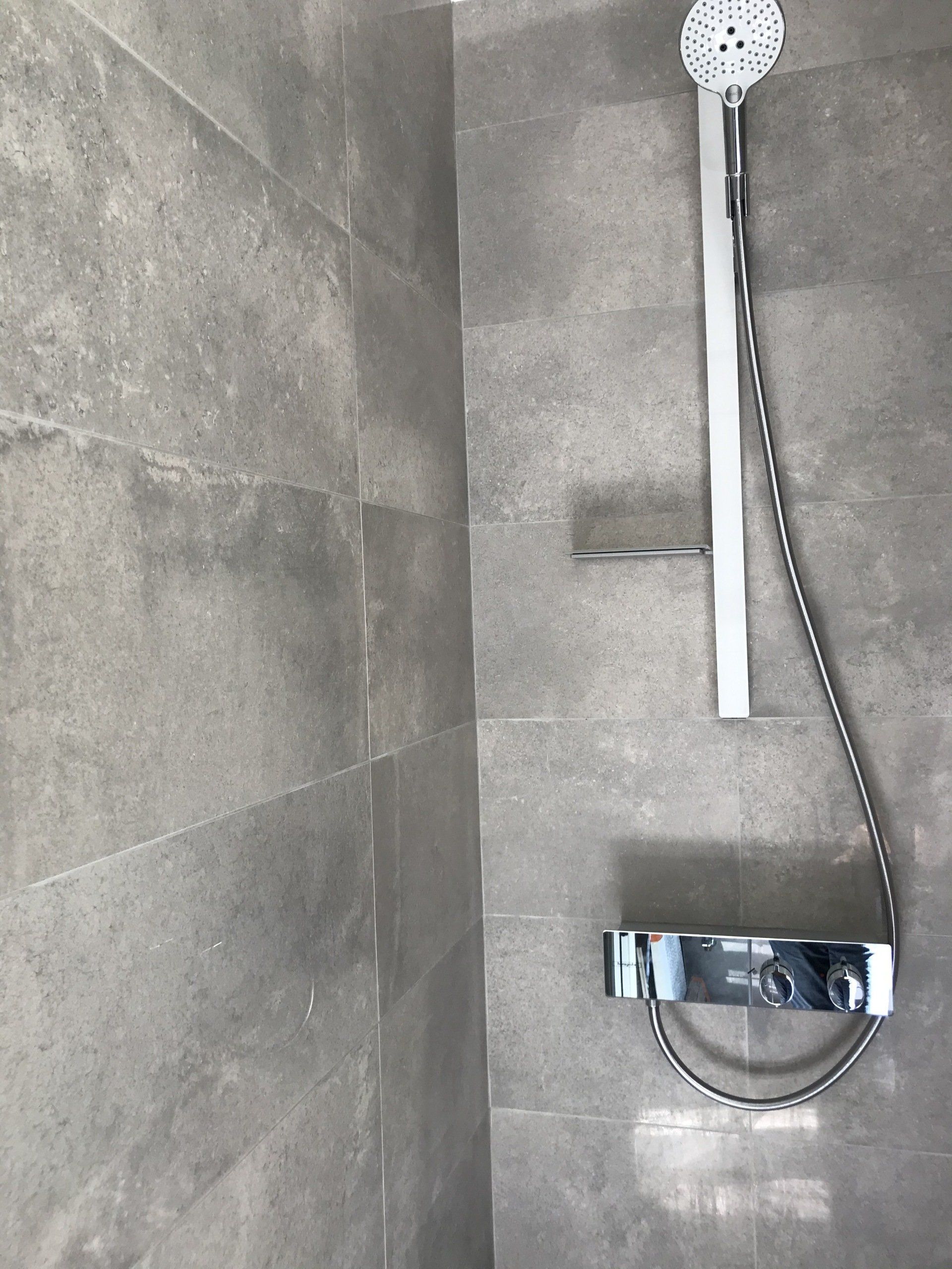 Douche en grès cérame