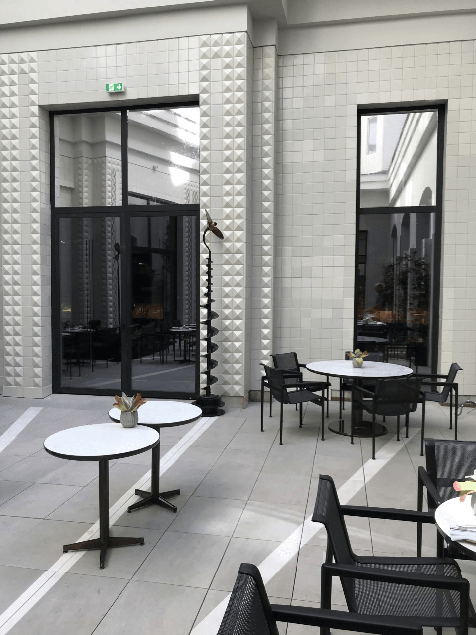 Restauration de la cour centrale