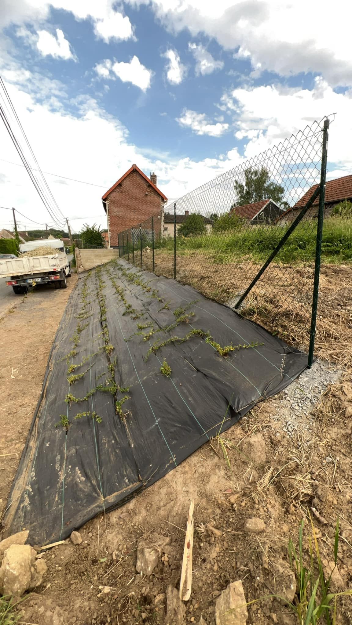 Aménagement d'un talus
