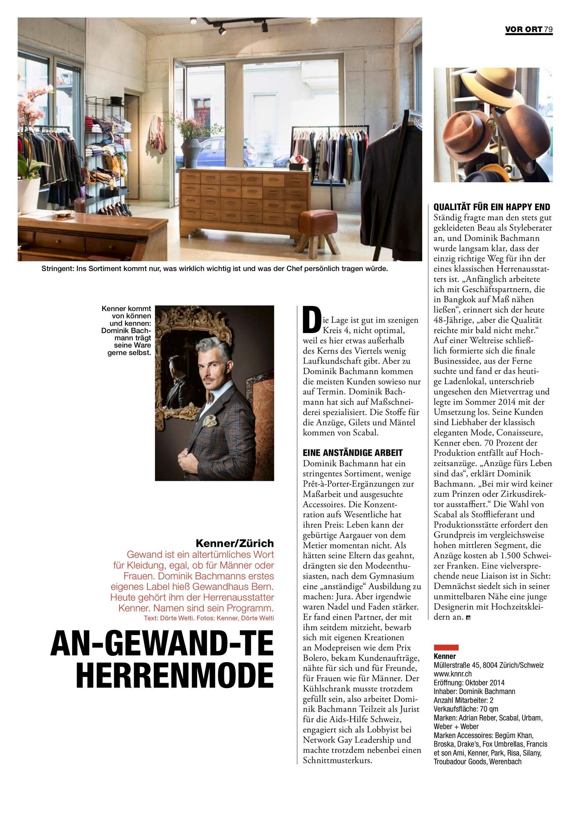 Dominik Bachmann Herrenausstatter