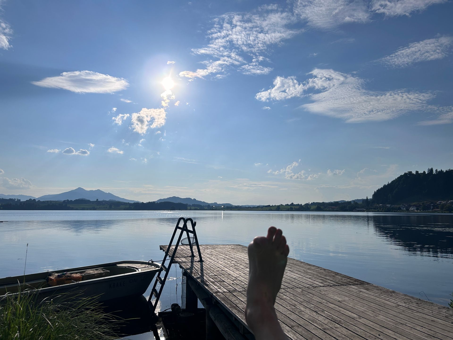 Ruhepause am Hopfensee
