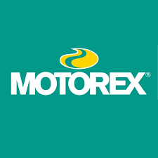 Logo motorex oil of switzerland sur fond blanc