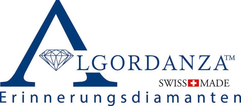 Logo Algordanza Swissmade, Hersteller von Erinnerungsdiamanten