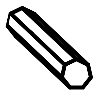 Um desenho em preto e branco de um lápis sobre um fundo branco.