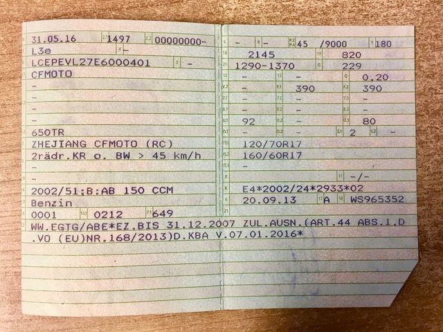 Ein Stück Papier mit vielen Zahlen darauf