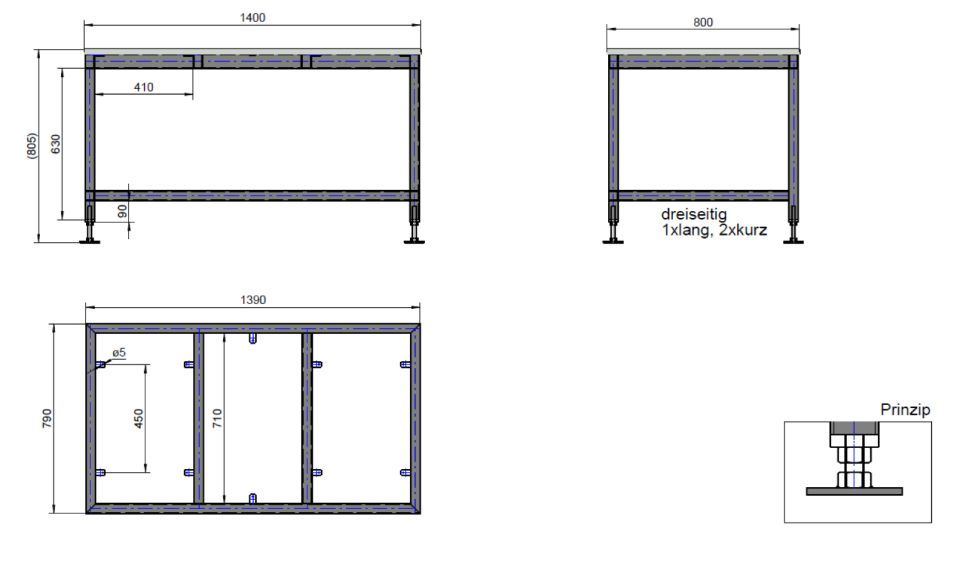 Bauplan Metallkonstruktion