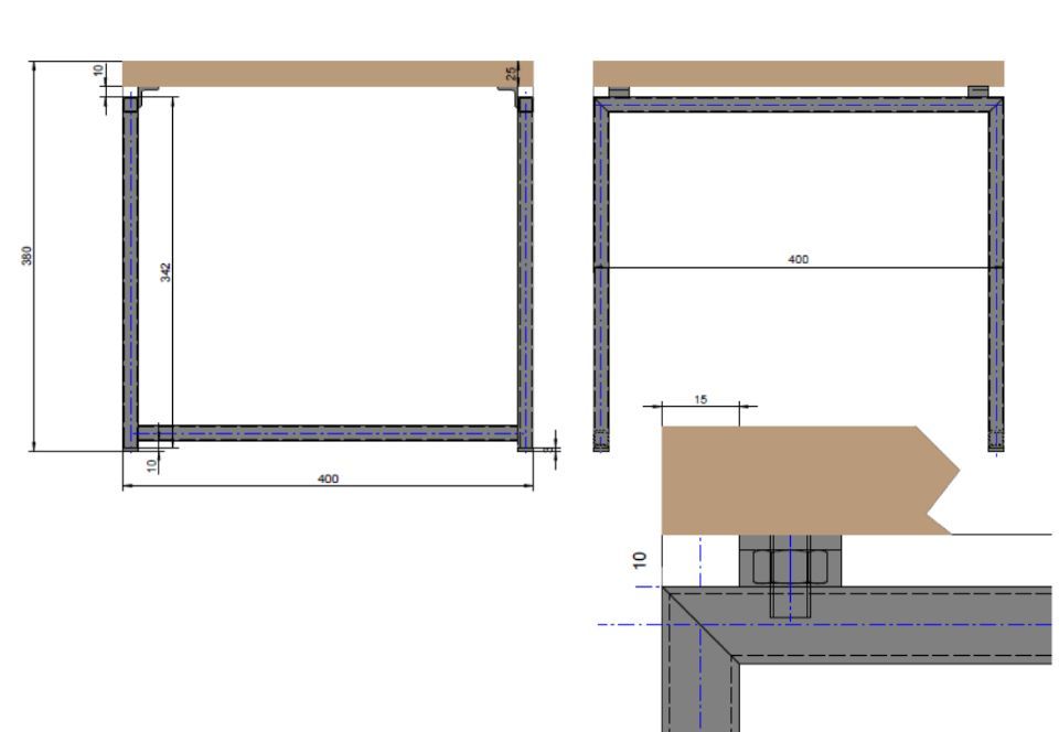 Bauplan Metallkonstruktion