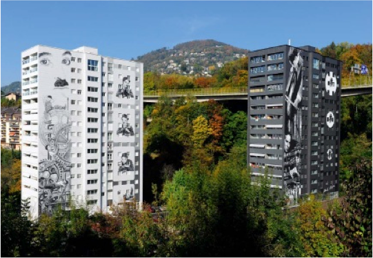 Tours de Gilamaont Vevey - Louis Richard ingénieurs conseils SA