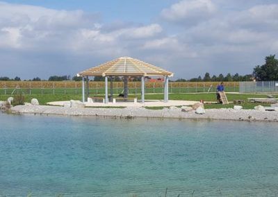Pavillon an einem See