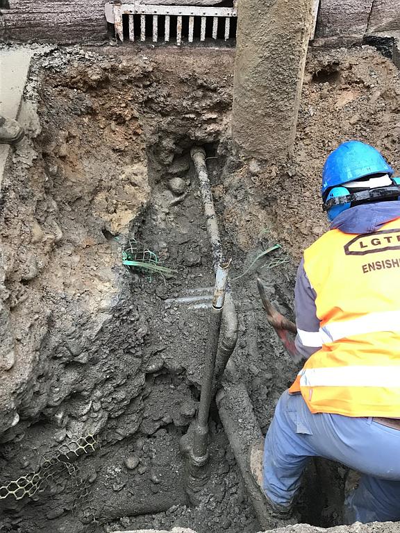 Travaux raccordement réseaux