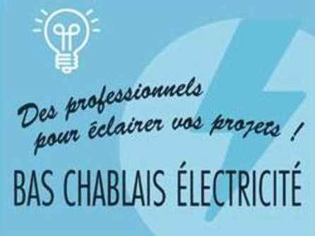 Logo Bas Chablais Électricité.