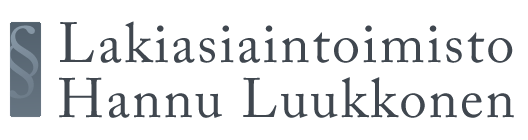Lakiasiaintoimisto Hannu Luukkonen - logo Lakiasiaintoimisto Hannu Luukkonen