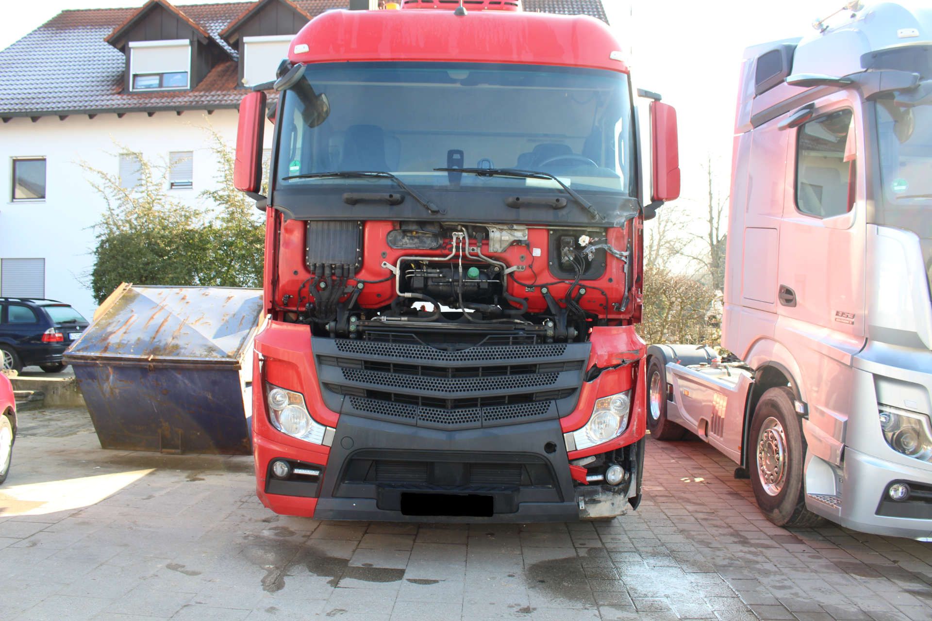Roter LKW
