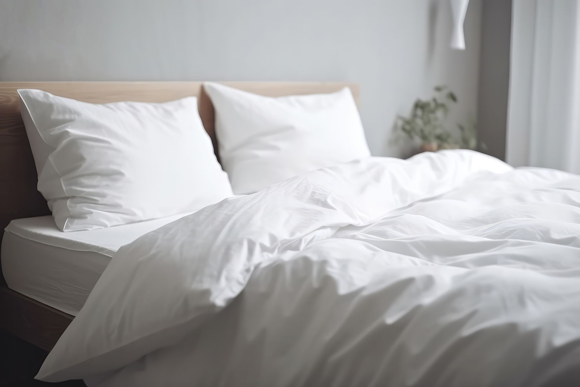 Couette naturelle en duvet blanche