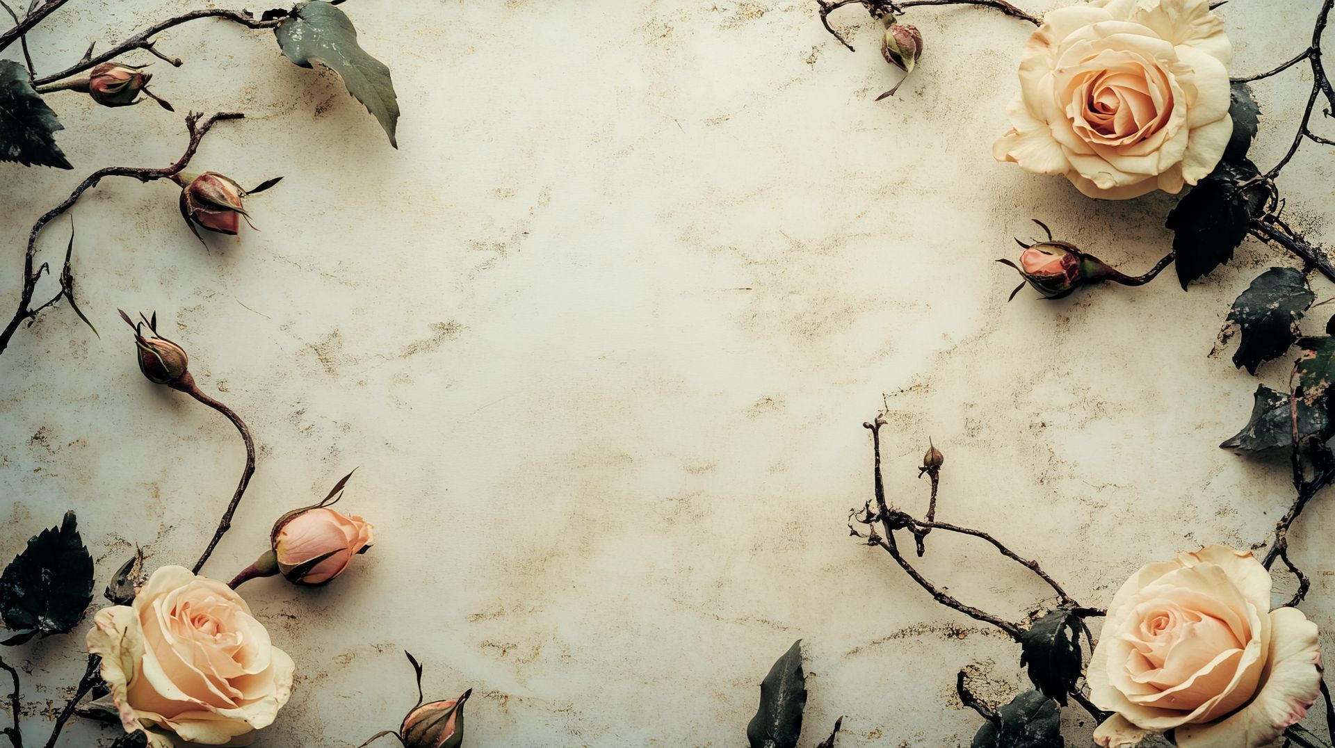 Granit et roses beiges