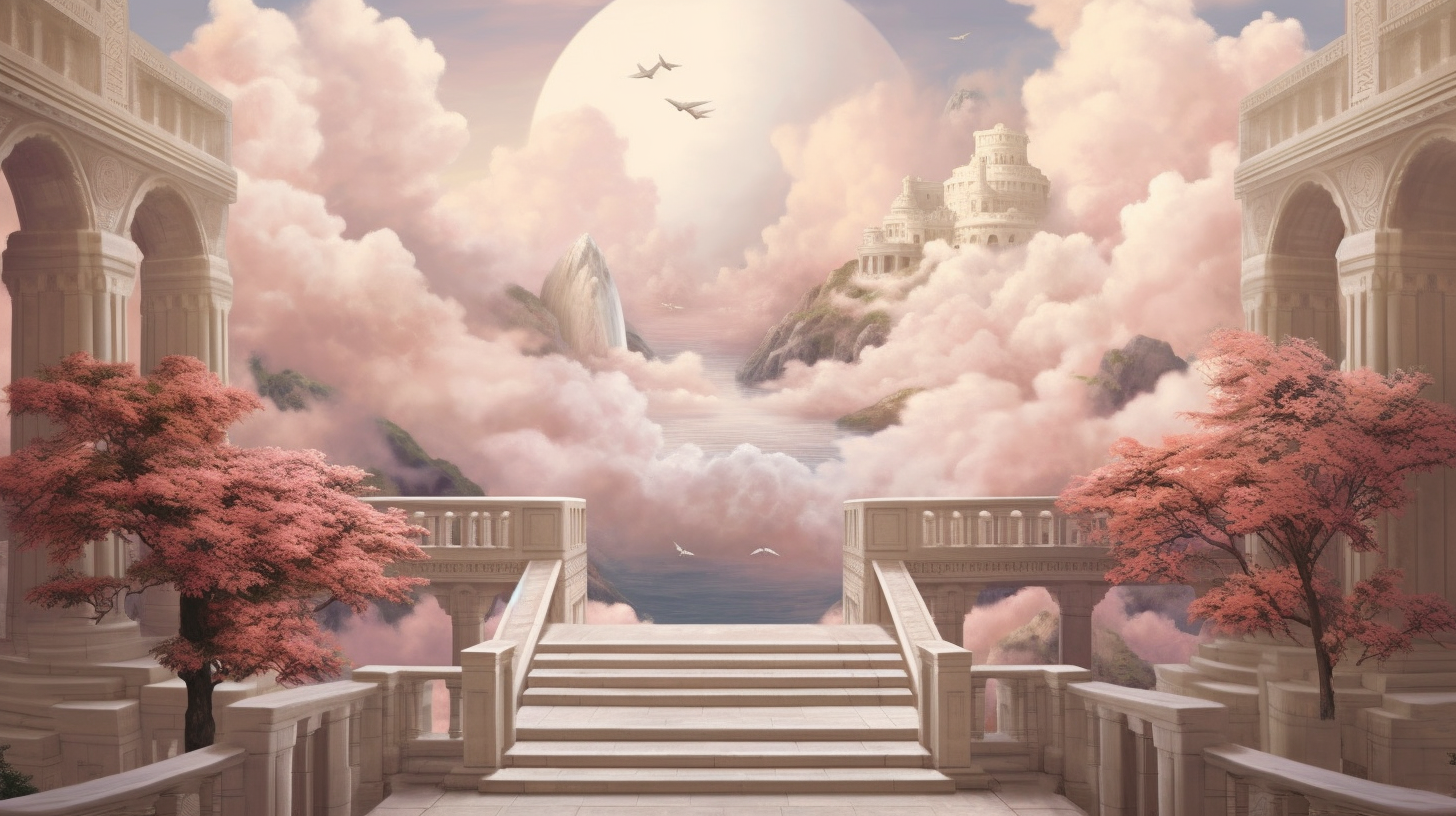Représentation fictive d'un paradis