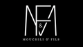 Un logo noir et blanc pour mouchili & fils
