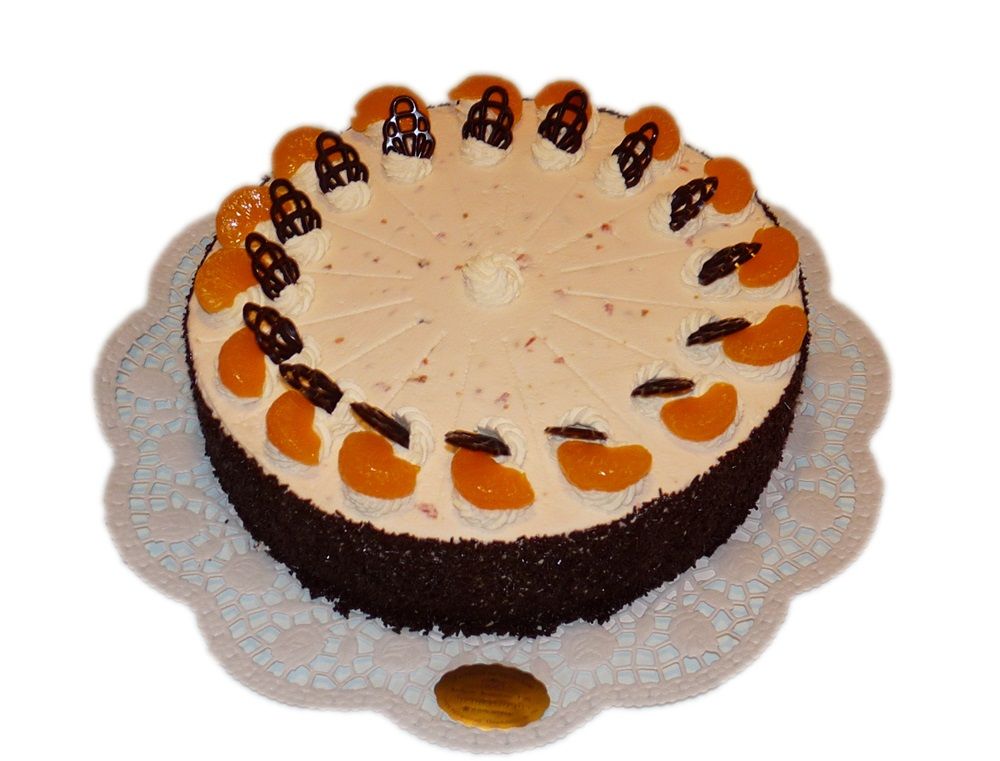 Blutorangensahnetorte