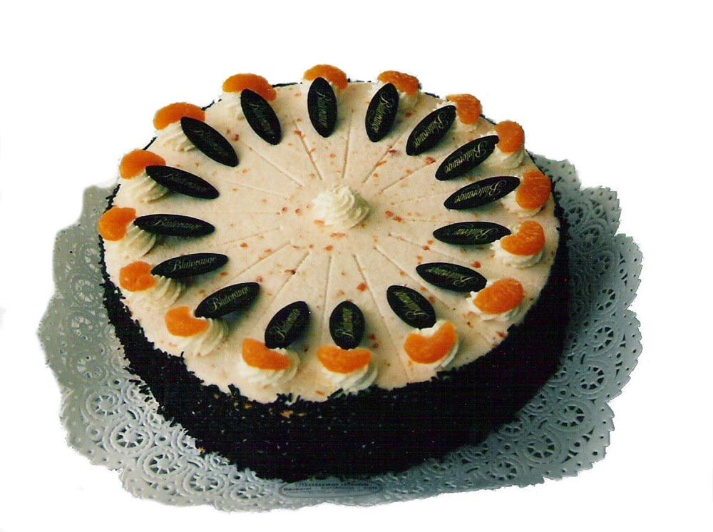 Blutorangensahnetorte