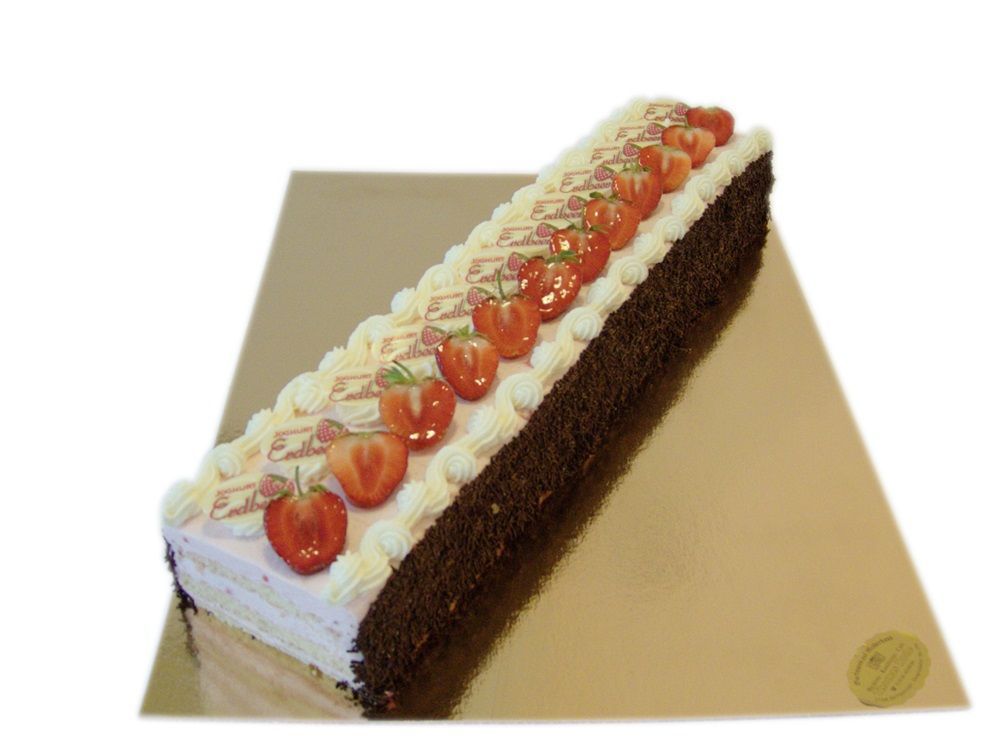 Erdbeerjoghurtsahnestreifen, groß