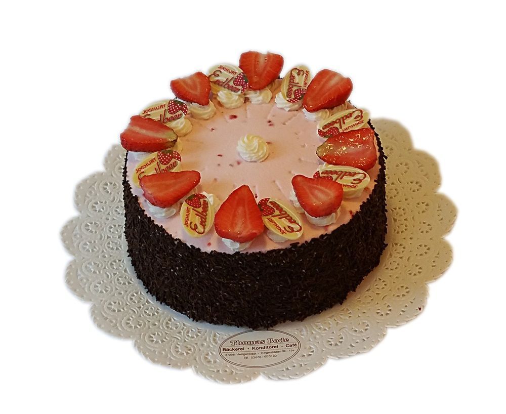 Erdbeerjoghurtsahnetorte, klein