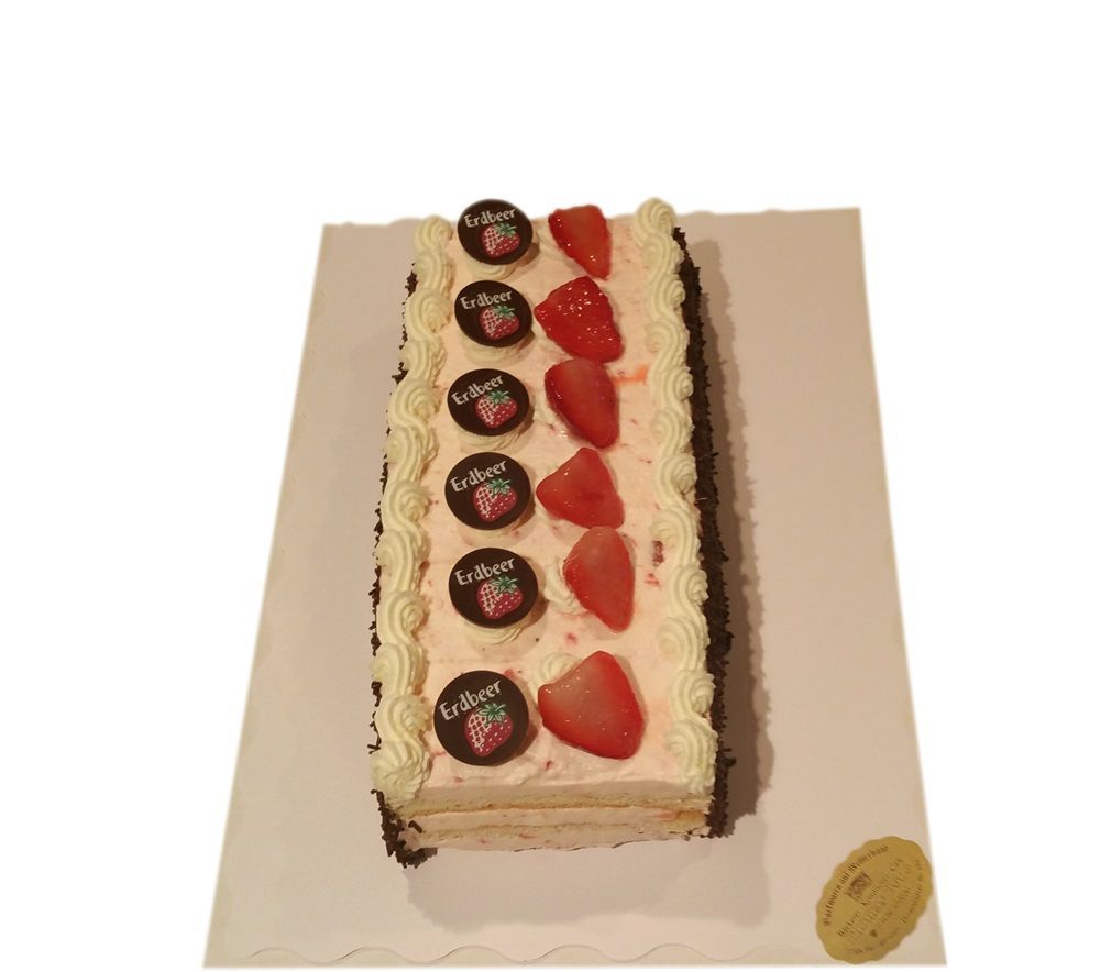 Erdbeersahnestreifen, klein