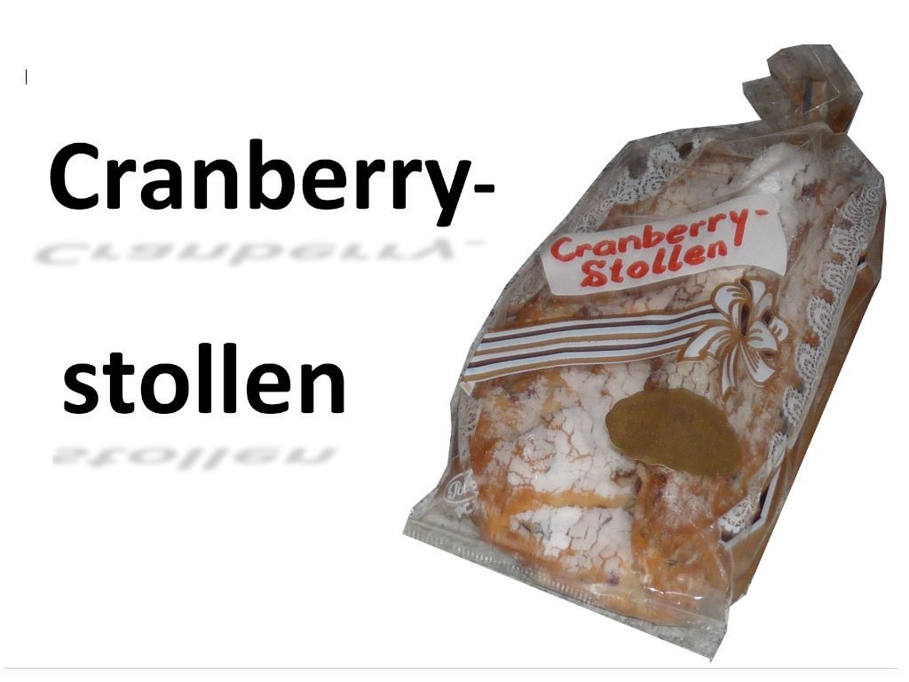Cranberrystollen