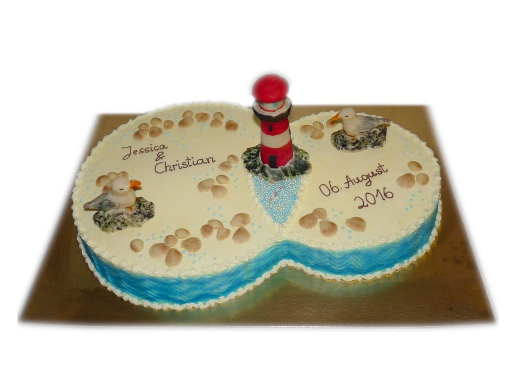 Doppeltorte zur Hochzeit