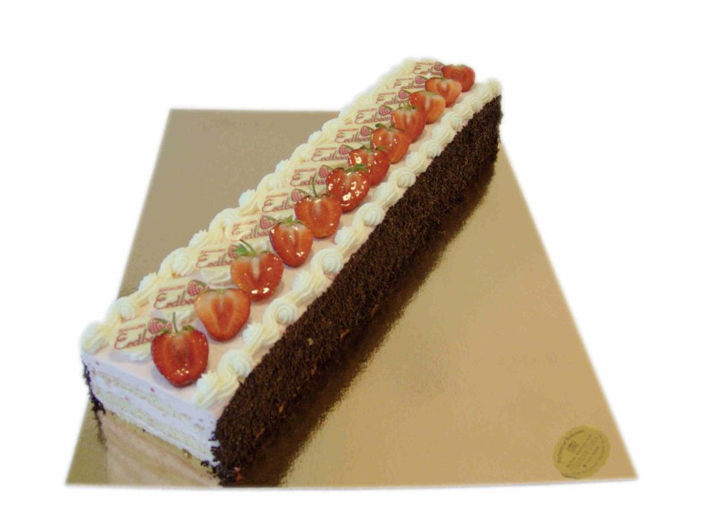 Erdbeerjoghurtsahnestreifen, groß