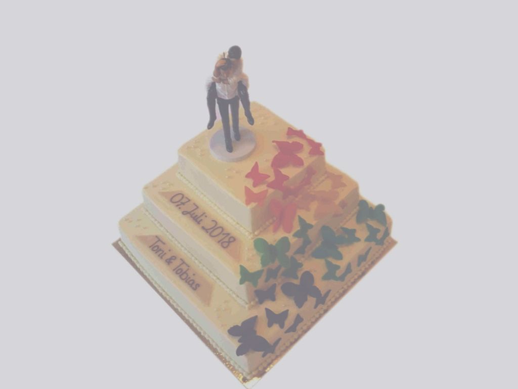 Etagentorte, 3-stöckig