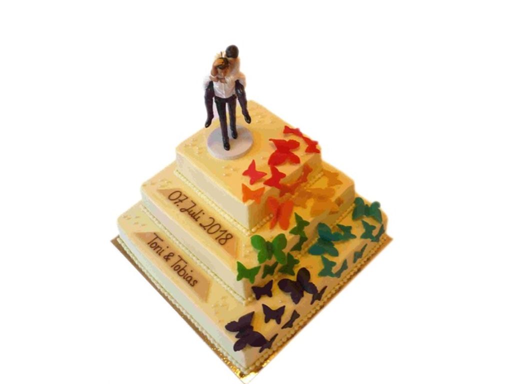 Etagentorte, 3-stöckig