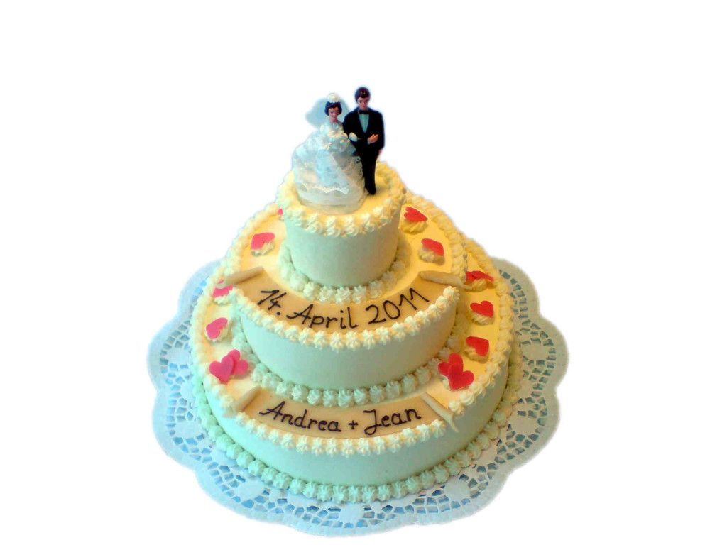 Etagentorte, 3-stöckig