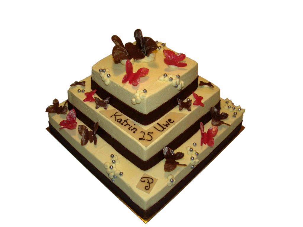 Etagentorte, 3-stöckig