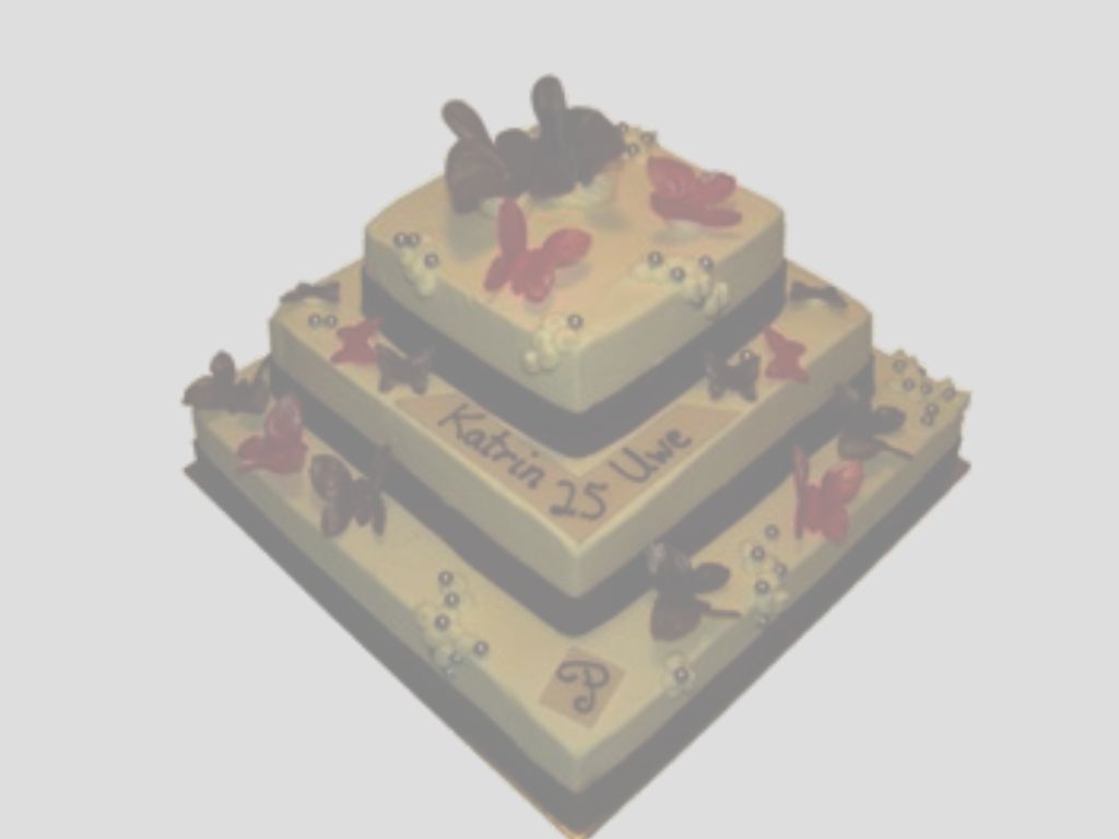 Etagentorte, 3-stöckig