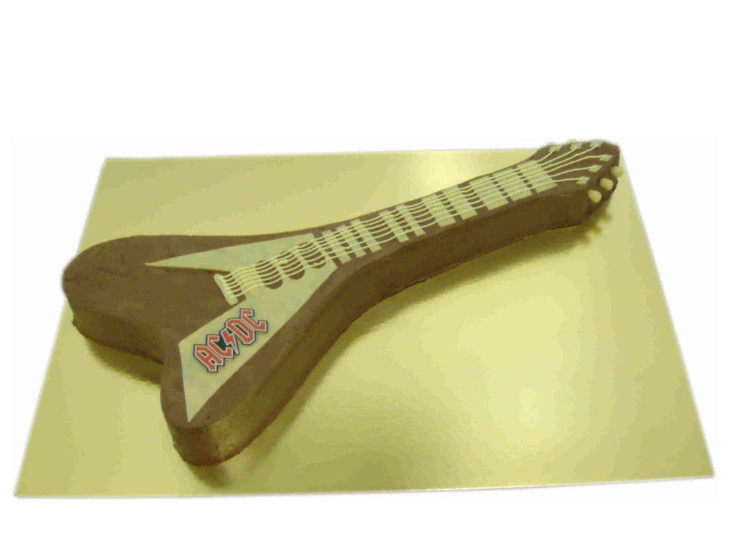 Motivtorte als E-Gitarre