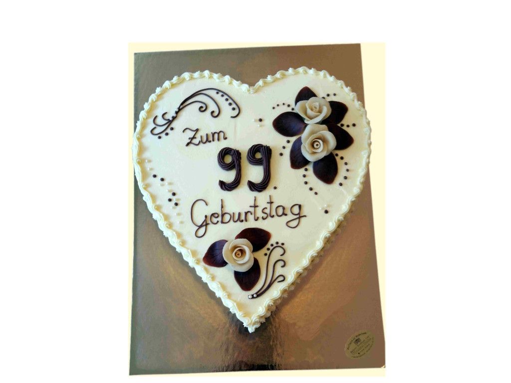 Herz zum 99. Geburtstag