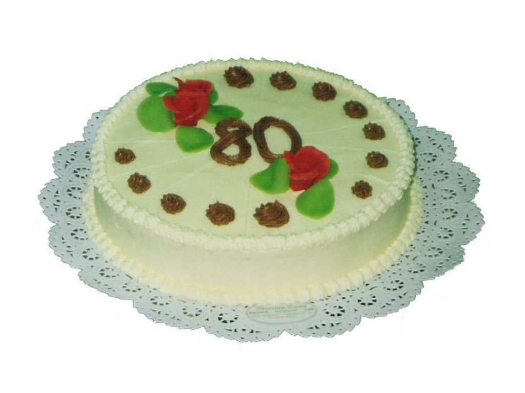 Torte zum 80. Geburtstag