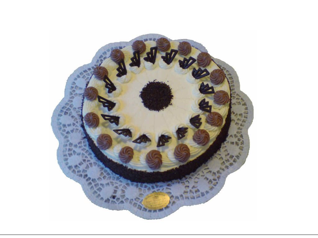 Buttercremetorte, weiß