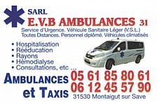 Logo d'EVB Ambulances 31 à Montaigut-sur-Save