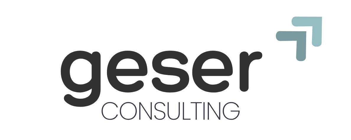 Das Logo von Thomas Geser Consulting ist schwarz-weiß.